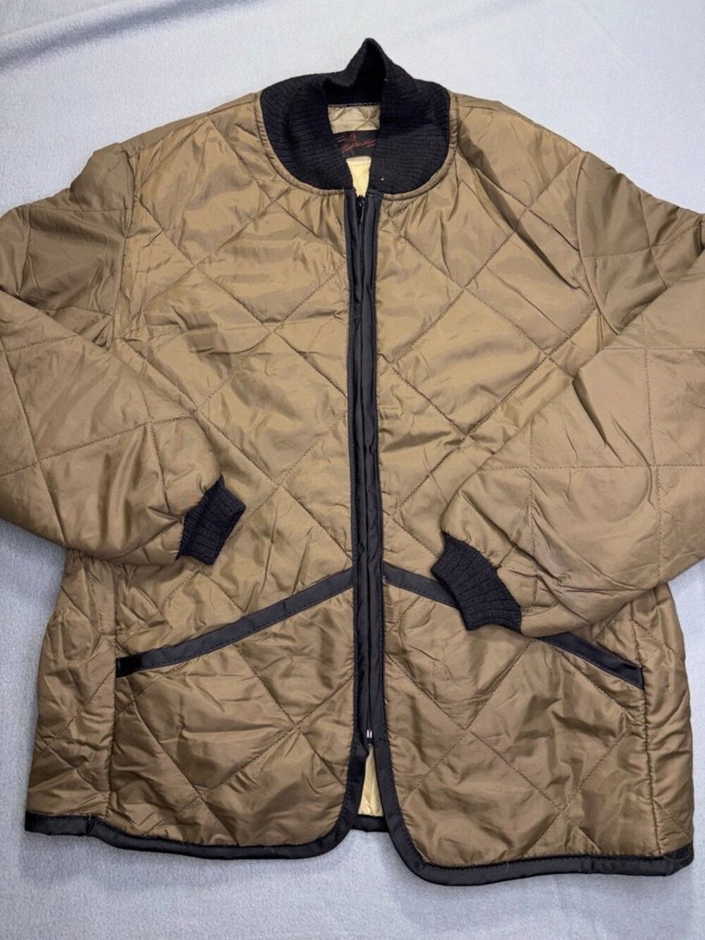 VINTAGE Sears Sports Center Ted Williams Brand Sport Quilted Full-Zip Jacket L